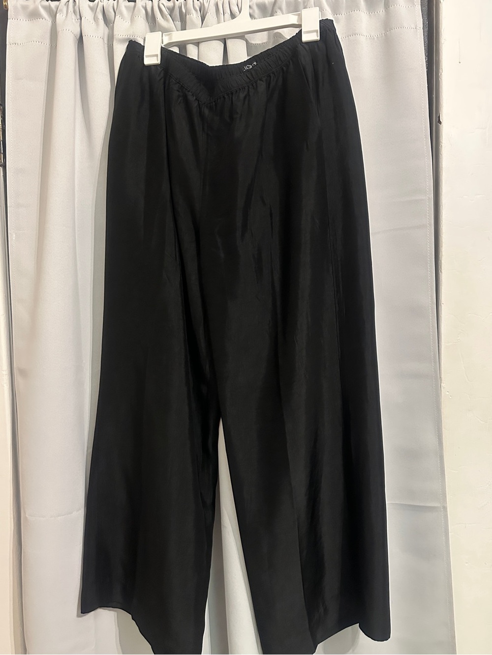 J. Crew Petite Stratus pant in textured satin